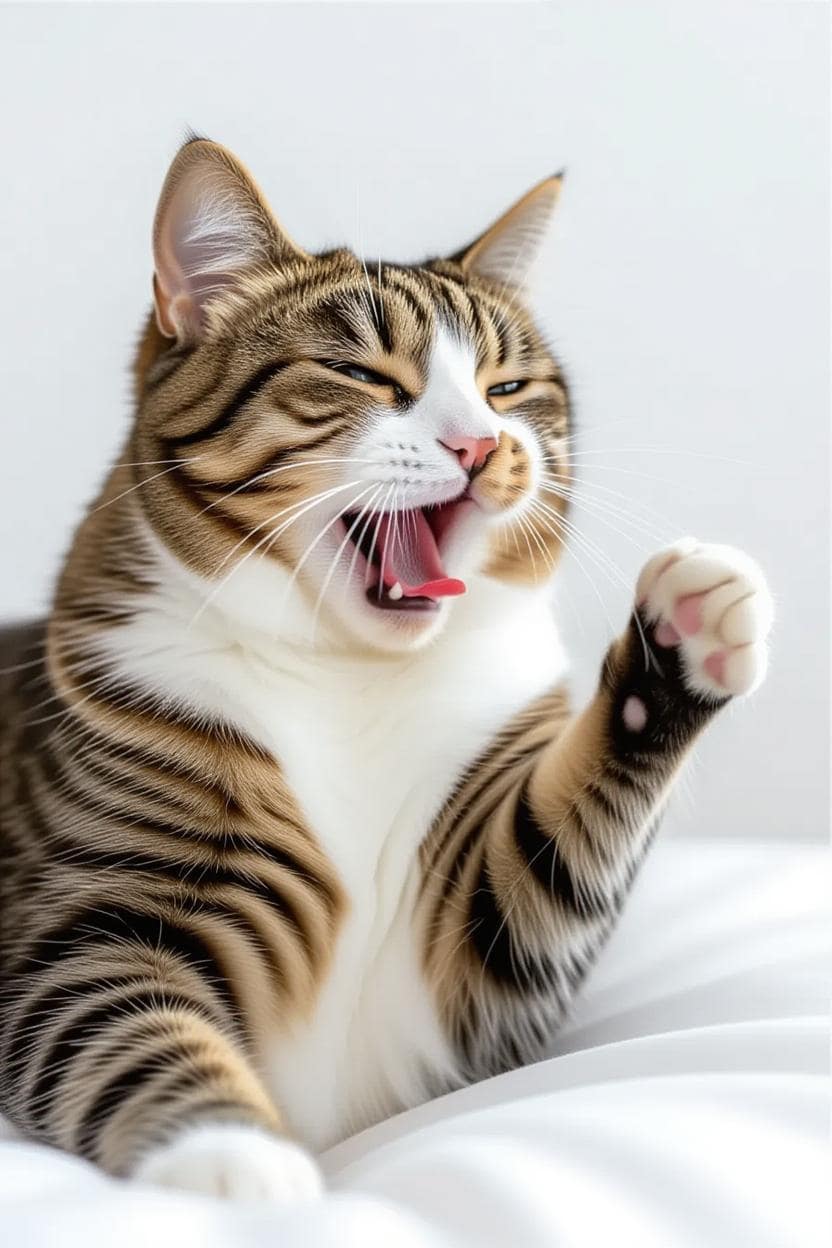 Cat Sneezing And Coughing