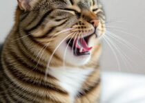 Cat coughing